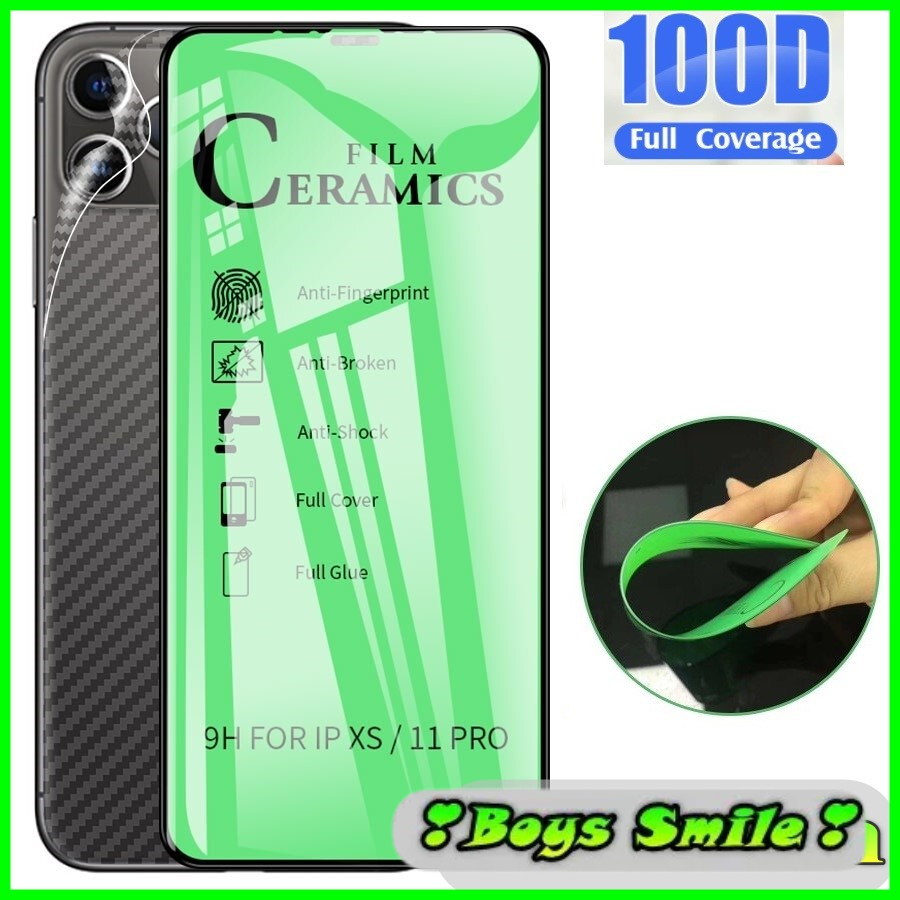 Cường Lực Dẻo 100D Full màn Siêu Mỏng iP 6 6s 6Plus 6s 7P 8P / X - XS / XS Max / ip 11 pro / 11 Pro 