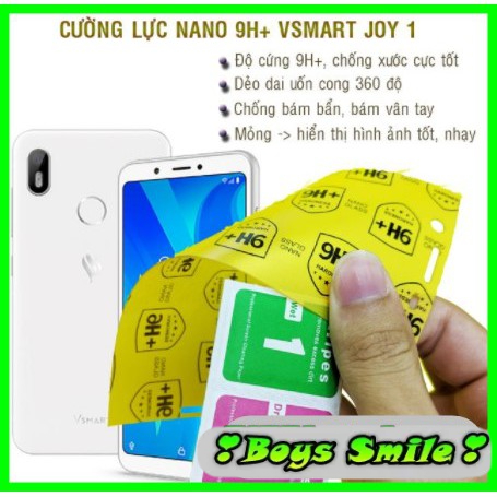 Cường lực dẻo nano 9H Vsmart Joy 1 / Joy 1+