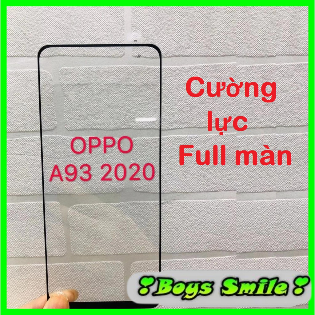 Cường Lực Full màn Full keo Oppo A93 2020