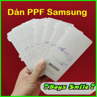 Miếng dán PPF Samsung S7 edge S8 Note 8 s8 plus A03 S10 PLus A03 s9 plus note 9 Note 10 Note 10 pro / Plus S10 5G