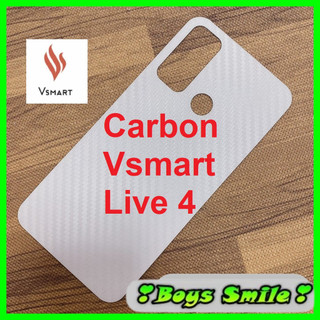 Miếng dán Carbon mặt lưng dành cho Vsmart Live 4 / Joy 4