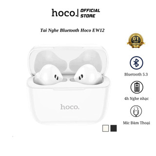  Tai nghe bluetooth Hoco EW12 tai nghe nhét tai có mic đàm thoại nghe nhạc 4H âm thanh nổi. 