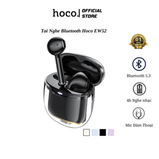  Tai nghe bluetooth Hoco EW52 tai nghe nhét tai không giây có mic đàm thoại 4h nghe nhạc. 