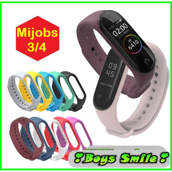 Dây Silicon Mijobs thay thế Mi band 4 Mi band 3 , miband 4 . MIband 3