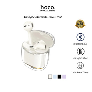 Tai nghe bluetooth Hoco EW52, tai nghe nhét tai có mic đàm thoại, 4h nghe nhạc, sang trọng.