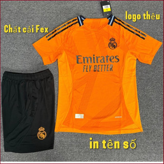  Bộ thể thao quần áo bóng đá Real Madrid 2024 2025 - FEX Chuẩn thi đấu - in tên số theo yêu cầu  Bigmall Soccer-626  