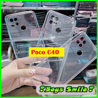 Ốp lưng Silicon Mềm Trong Suốt Cho Xiaomi Redmi 12C A1 Poco C40 Redmi 10A có bảo vệ camera