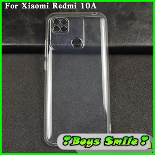 Ốp lưng Silicon Mềm Trong Suốt Cho Xiaomi Redmi 10A Redmi 10C Poco C40 có bảo vệ camera