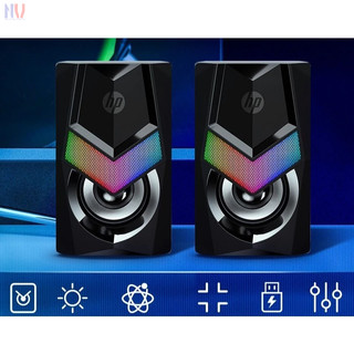 Loa Vi Tính HP DHE6000, Loa mini để bàn Có Đèn LED RGB