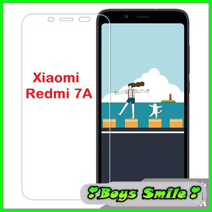 Cường lực trong suốt Xiaomi Redmi 7a ( Tặng keo chống hở mép )