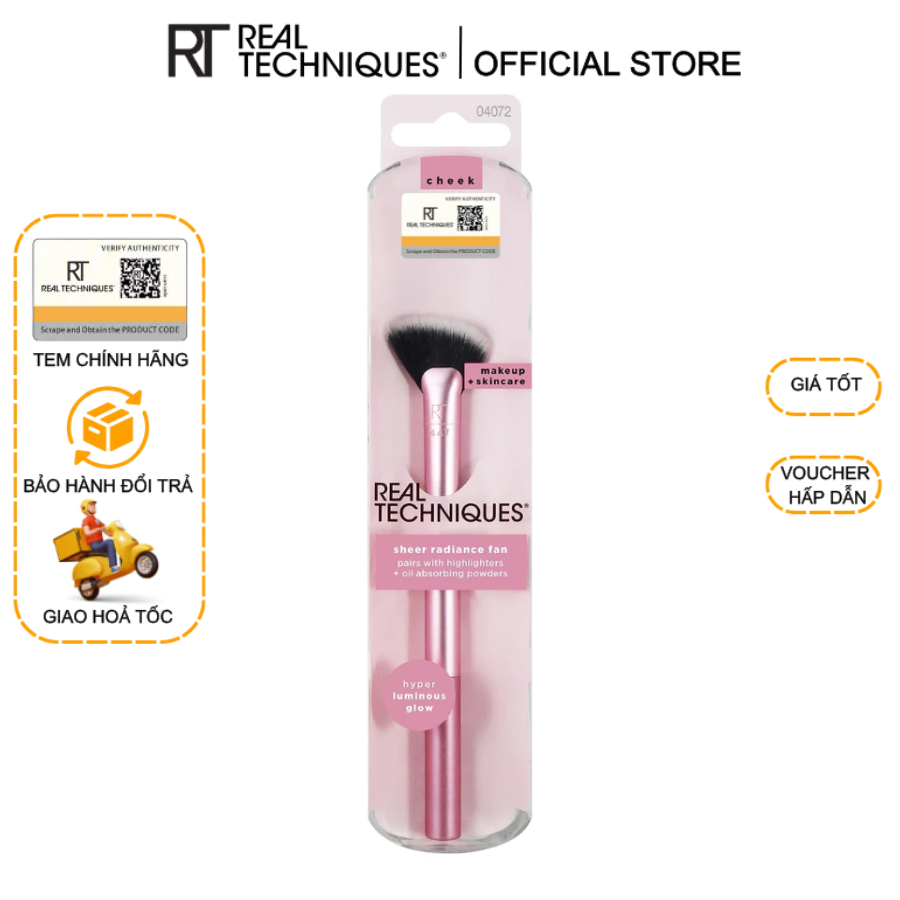 Cọ Highlight RT Real Techniques Sheer Radiance Fan