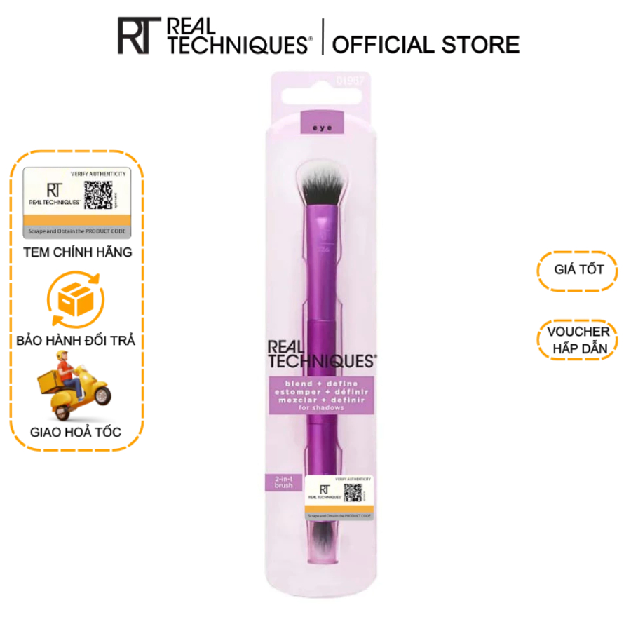 Cọ mắt 2 đầu RT Real Techniques Blend And Define Dual Ended Makeup Brush