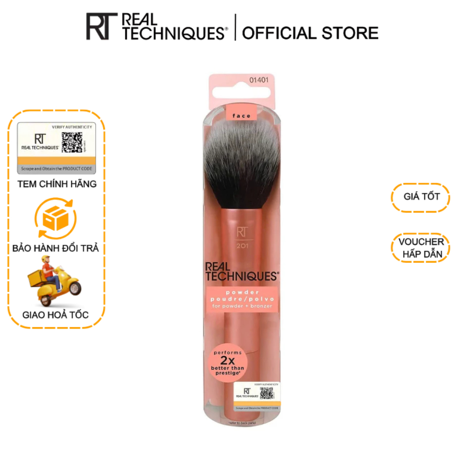 Cọ phủ phấn mẫu mới RT Real Techniques Powder Brush RT201