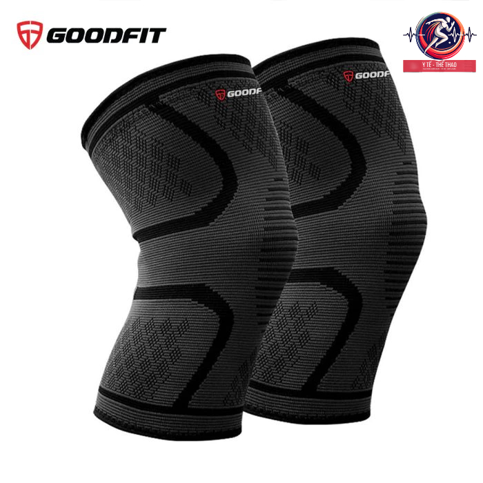 (1 đôi). Băng đầu gối, bó gối thể thao đàn hồi GoodFit GF518K