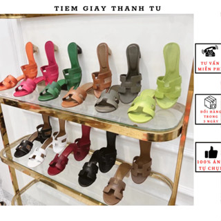 ( 778) [ ảnh thật 100%] Guốc nữ thời trang, guốc nữ hàng super cao cấp ful box, chất da xịn