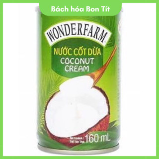 Nước Cốt Dừa Wonderfarm 160g (nấu ăn, pha lẩu, nấu chè...)