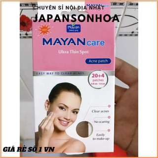 Miếng Dán Mụn Mayan Ultra Thin Spot 20+4 Miếng