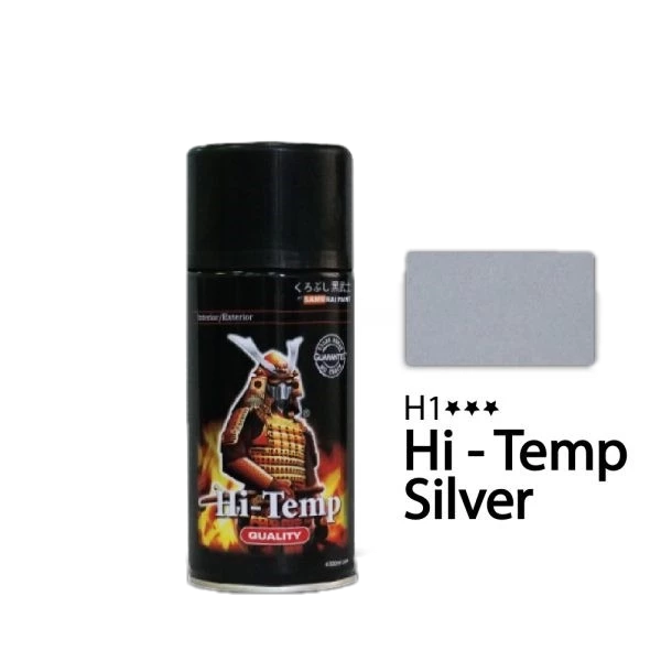 Sơn xịt Chịu nhiệt Màu Bạc H1*** Samurai
