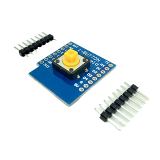 ESP8266 NodeMCU Lua D1 Mini 1 Button Shield