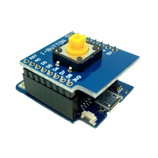 ESP8266 NodeMCU Lua D1 Mini 1 Button Shield