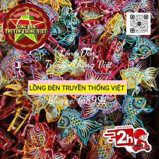 [10cm] Lồng đèn Cá Chép khung nhựa 10cm