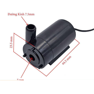 Động cơ bơm chìm mini USB 5V lưu lượng 1,6 lít / phút