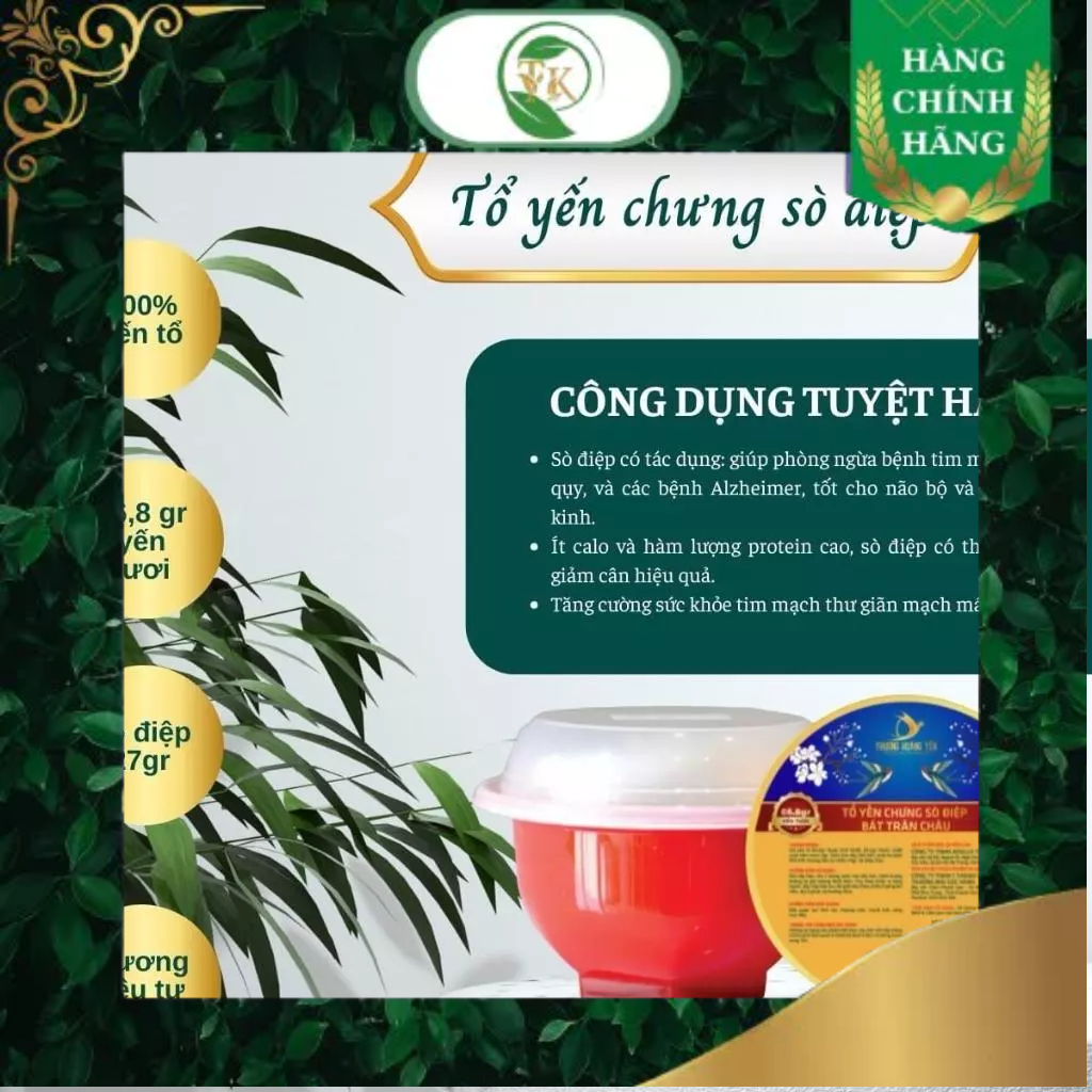 Soup Yến - Yến Chưng Sò Điệp