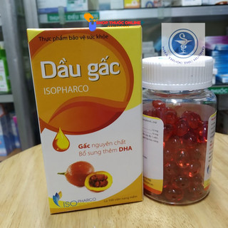 Dầu gấc Isopharco lọ 100 viên