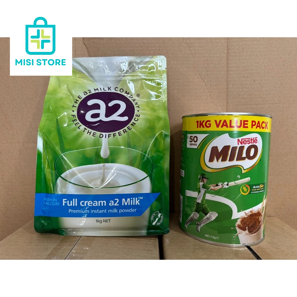 (date T8/2026) Sữa A2 nguyên kem/ Milo của Úc ( 1Kg )