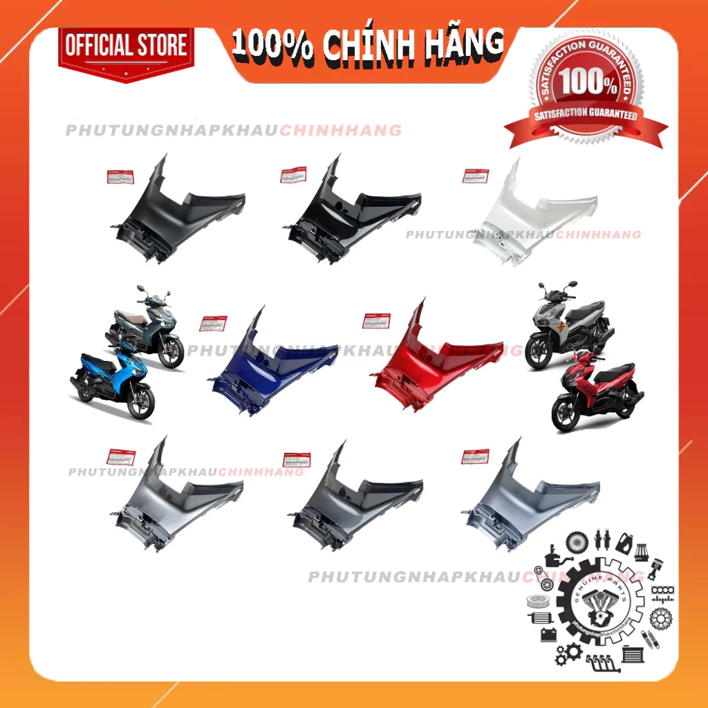 Ốp nhựa trung tâm Air Blade 150/125 2020-2021, AB 160/125 2023-2024, Ốp cốp yên ab 160 150 2022 - 64