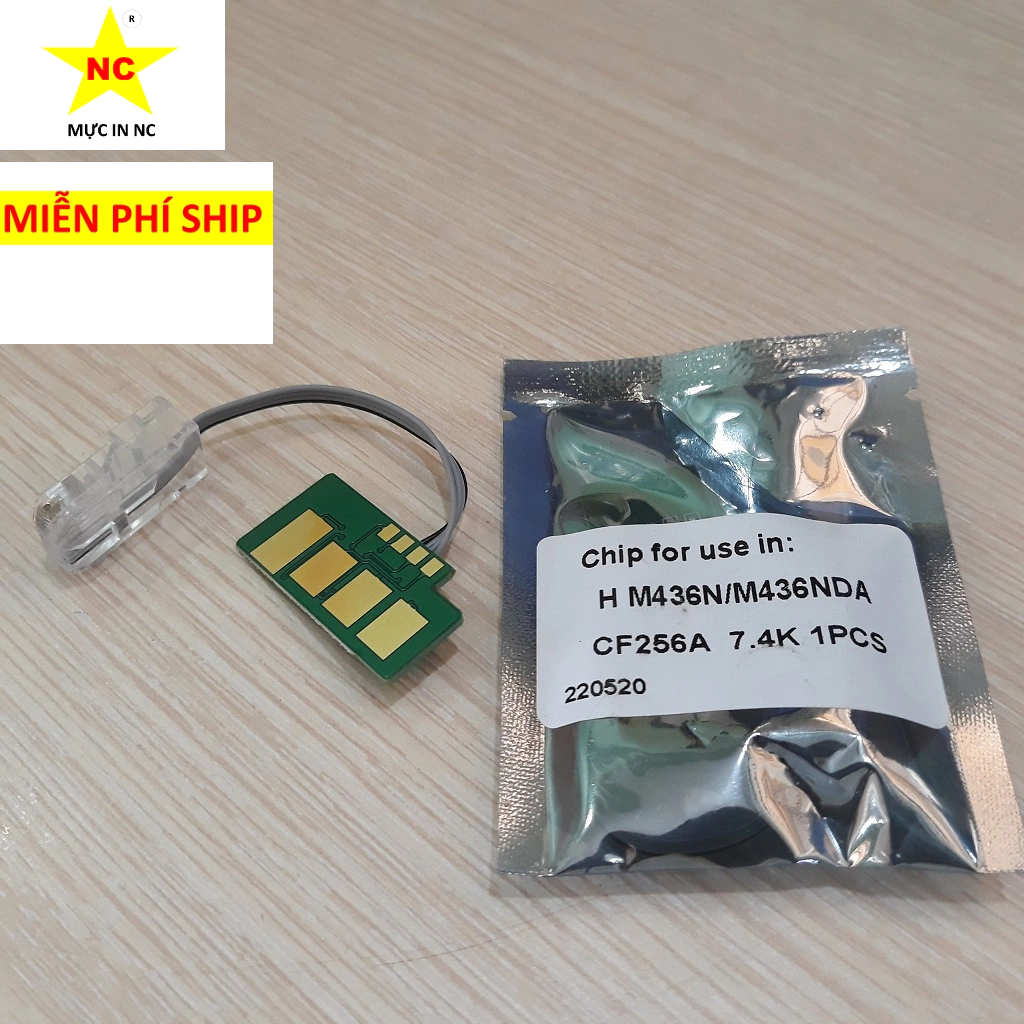 Chíp mực HP 56a, M436n, M436nda, M436dn. Chíp reset hộp mực máy in HP CF256a