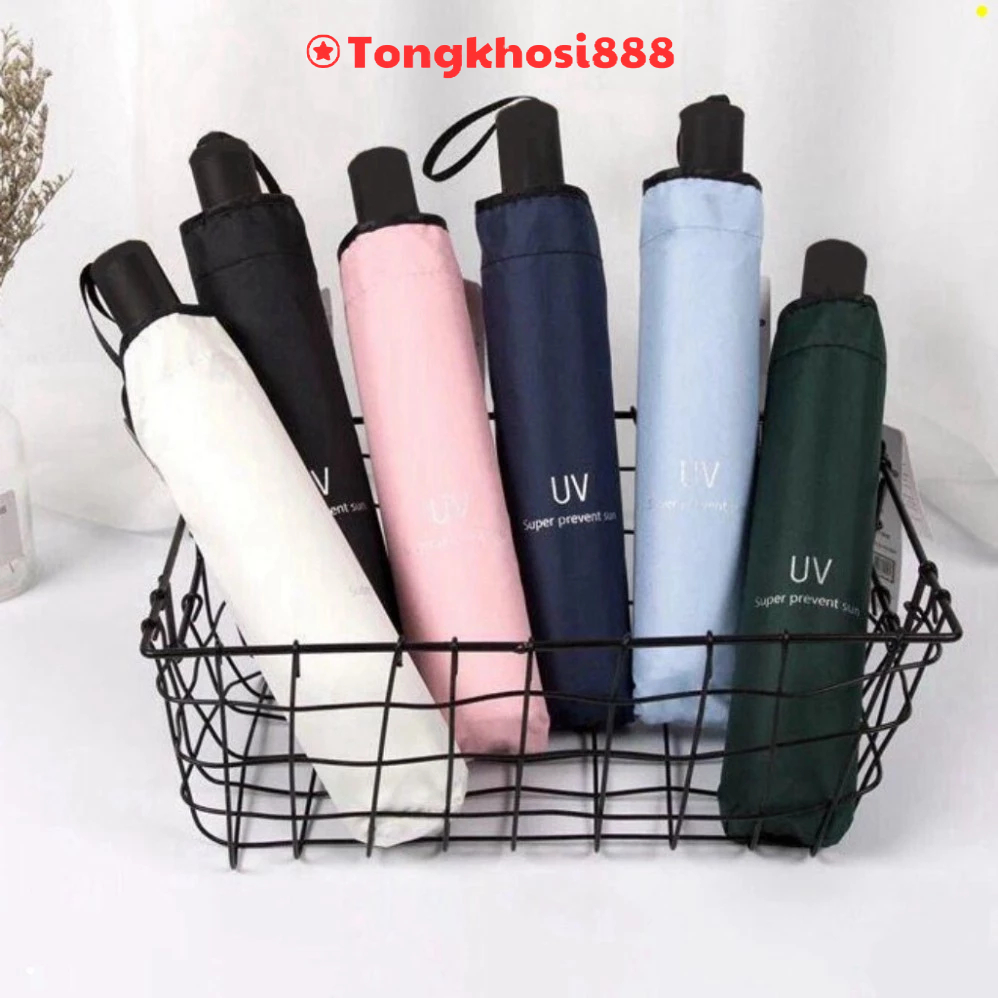PVN2407 Ô Gấp Chống Nắng Mưa, Chống Tia UV, Che Nắng Hiệu Quả – Gọn Nhẹ Tiện Lợi Mang Theo