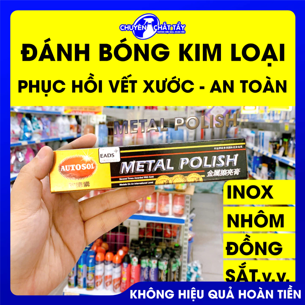 Kem đánh bóng kim loại Autosol Metal Polish 50g (Chính hãng)