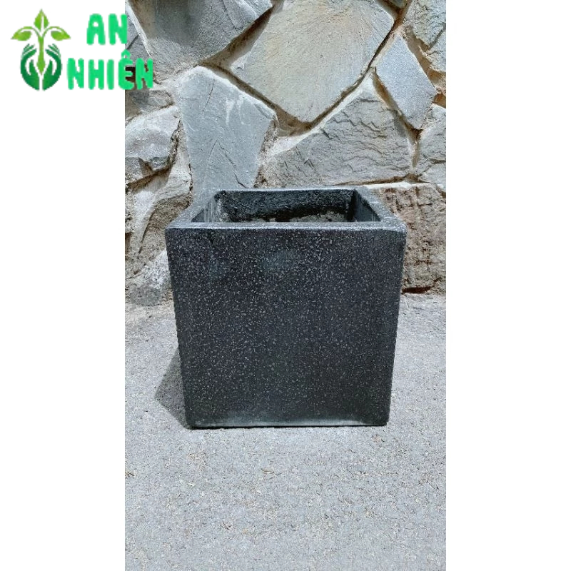 Chậu Xi Măng Vuông+Tròn 20*20cm(1 chậu)