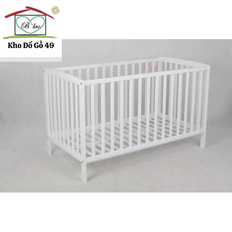 Nôi Gỗ Trẻ Em Xuất Khẩu Úc – WHITE WOODEN COT | Thương Hiệu KMART