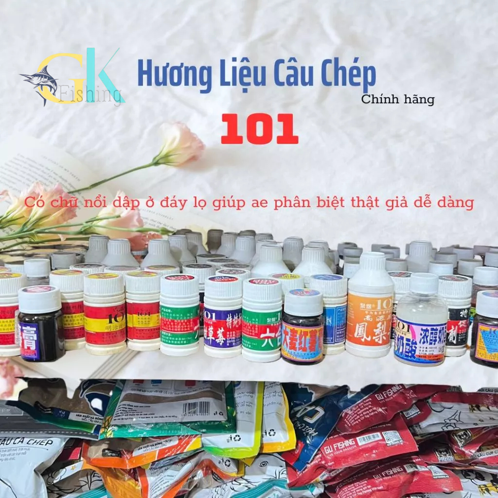 Hương Liệu 101 Câu Cá Trắm Đen , Chép , Trắm Trắng ( chính hãng)