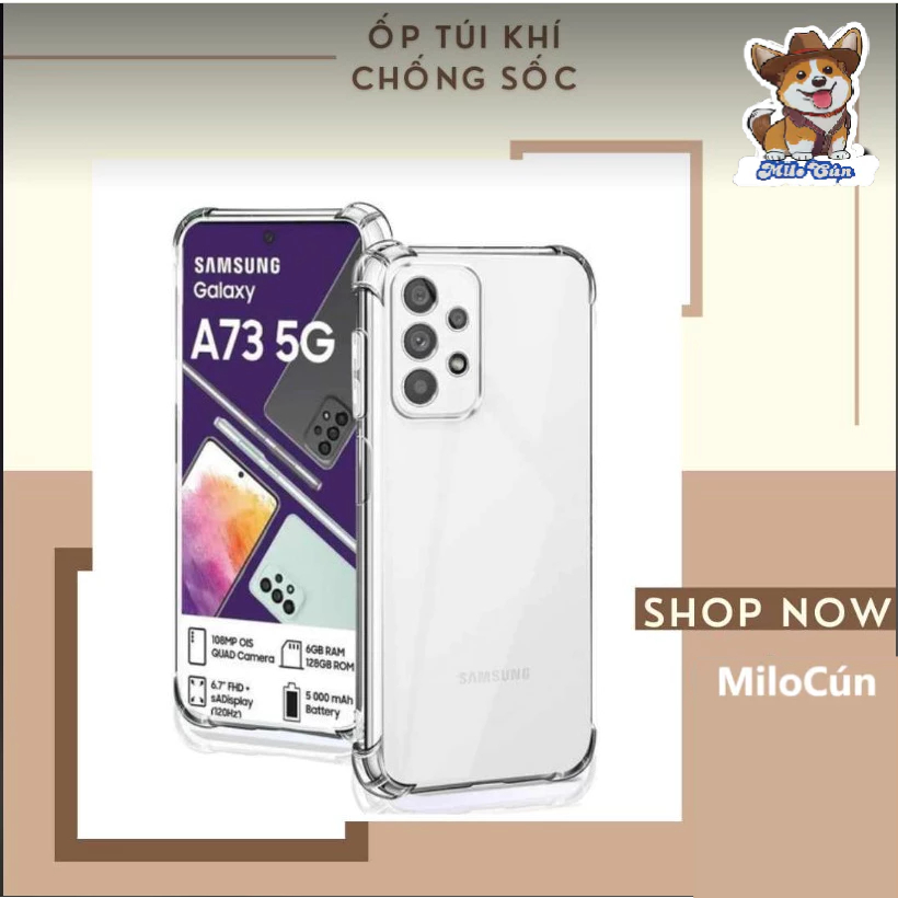 Ốp lưng túi khí cho Samsung Galaxy A73 5g chống sốc chống va đập