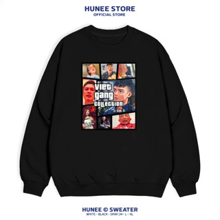 Áo Sweater Nỉ Bông Nam Nữ Trơn Form Rộng Cotton Unisex, Áo Khoác Hoodie Hunee Oversize Trend Thu Đông - Viet Gang