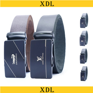 Thắt lưng nam da bò mặt khóa lăn tự động, dây da bò nguyên miếng L073CB4