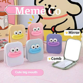 Set gương lược chải tóc tạo kiểu hình hộp , họa tiết hoạt hình Cutee