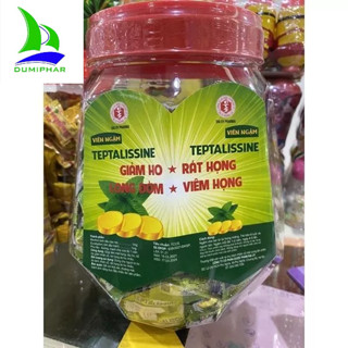 Viên ngậm ho Teptalissine LỌ 400 viên