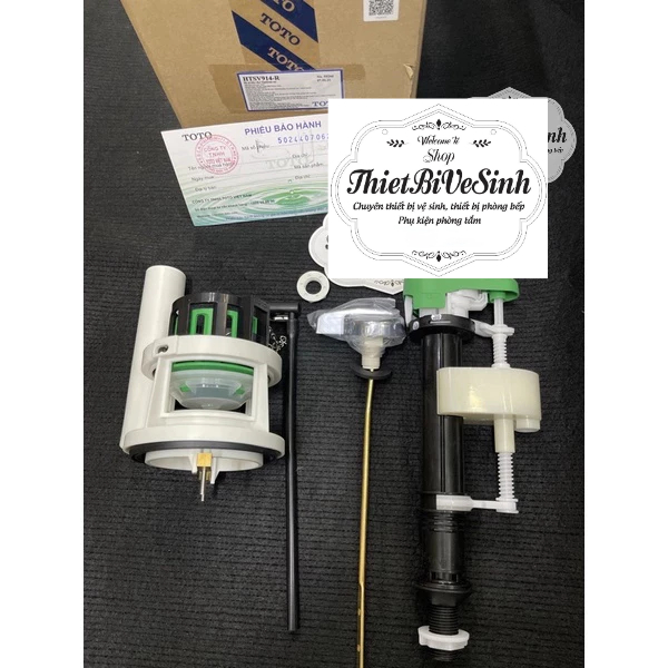 Bộ Xả Gạt Bồn Cầu TOTO Chính Hãng HTSV914-R (C366) gắn vừa C914 C884 C864 C767 C887 C767