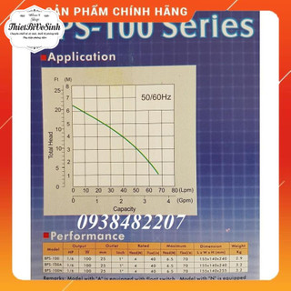 (FreeShip) Máy bơm chìm dân dụng - hồ cá - APP - BPS-100A (có phao) - Made in Taiwan