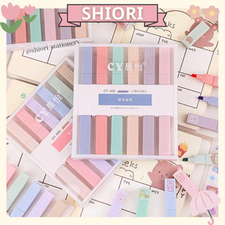  Set 6 cây bút highlight 2 đầu dạ quang màu pastel - Bút đánh dấu note ghi chú cho học sinh 