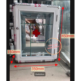   tủ đại 35*45*15cm Tủ thuốc y tế gia đình công sở treo tường hàng đẹp 