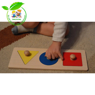 Ghép hình 3 hình cơ bản - Basic Shapes Puzzle