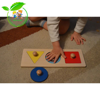 Ghép hình 3 hình cơ bản - Basic Shapes Puzzle