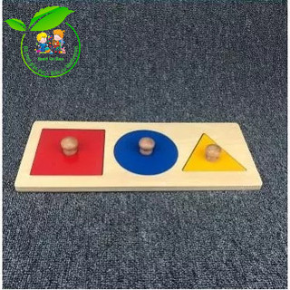 Ghép hình 3 hình cơ bản - Basic Shapes Puzzle