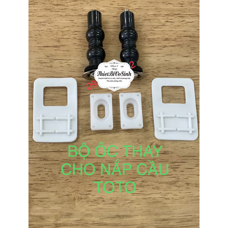 Bộ ốc vít định vị cho nắp bàn cầu TOTO - hàng chính hãng dùng cho mọi loại cầu TOTO
