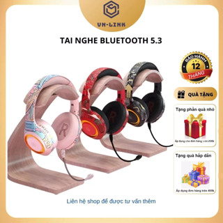 Tai nghe Bluetooth EL-A2 kết nối không dây Hifi V5.3 ổn định Bass Stereo có mic rời hỗ trợ thẻ SD